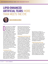 Lipid-Enhanced Artificial Tears: More Than Meets The Eye