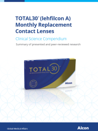 TOTAL30® (lehfilcon A) Monthly Replacement Contact Lenses