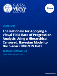 The Rationale for Applying a Visual Field Rate of Progression Analysis Using a Hierarchical, Censored, Bayesian Model to the 5-Year HORIZON Data