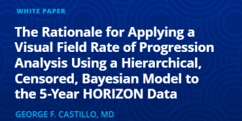 The Rationale for Applying a Visual Field Rate of Progression Analysis Using a Hierarchical, Censored, Bayesian Model to the 5-Year HORIZON Data