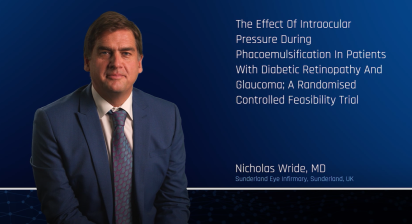 The Effect Of Intraocular Pressure During Phacoemulsification In Patients With Diabetic Retinopathy And Glaucoma; A Randomised Controlled Feasibility Trial