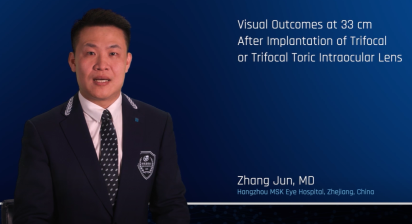 Visual Outcomes at 33 cm After Implantation of Trifocal or Trifocal Toric Intraocular Lens